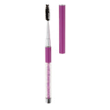 Max Rhinestones Eyebrow Eye Lash Curling Mascara Brush Applicator Wand Purple