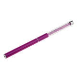 Max Rhinestones Eyebrow Eye Lash Curling Mascara Brush Applicator Wand Purple