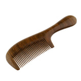 Maxbell Sandalwood Handmade Wood Hair Care Massage Comb Fine/Close Teeth Anti-Static