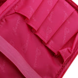 Max Travel Makekup Box Bag Cosmetic Pouch Holder Toiletry Organizer Zip Rose Red