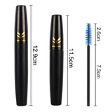 Max Natural Black 3D Curling Eyelash Makeup Mascara & 50 Disposable Applicator MZTZ0058