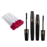 Max Natural Black 3D Curling Eyelash Makeup Mascara & 50 Disposable Applicator MZTZ0056