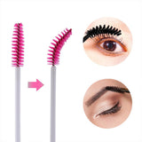 Max Natural Black 3D Curling Eyelash Makeup Mascara & 50 Disposable Applicator MZTZ0056