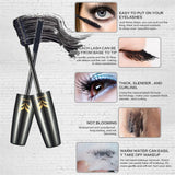 Max Natural Black 3D Curling Eyelash Makeup Mascara & 50 Disposable Applicator MZTZ0056