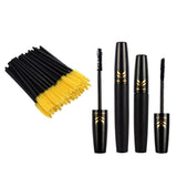 Max Natural Black 3D Curling Eyelash Makeup Mascara & 50 Disposable Applicator MZTZ0057