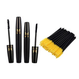 Max Natural Black 3D Curling Eyelash Makeup Mascara & 50 Disposable Applicator MZTZ0057