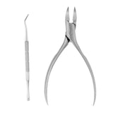 Max Stainless Steel Nail Toenails Lifter Thick Ingrown Clipper Corrector Tool Silver