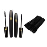 Max Natural Black 3D Curling Eyelash Makeup Mascara & 50 Disposable Applicator MZTZ0061