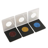 Max 3Color Glitter Eye Shadow Diamond Shimmer Loose Powder Pigment Palette 10-12