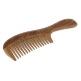 Maxbell Natural Green Sandalwood Scent Wooden Comb Handmade Head Massage Hair Care Anti-Static - Aladdin Shoppers