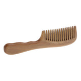 Maxbell Green Sandalwood Comb Beard Hair Massage Wooden Comb Anti-static Wide Teeth - Aladdin Shoppers