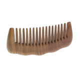 Maxbell Green Sandalwood Hair Comb - Wide Tooth Wooden Detangling Comb for Curly Hair - No Static Natural Aroma Wood Comb - Aladdin Shoppers