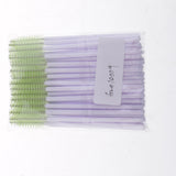 Max 50pcs Disposable Eyelashes Extension Brushes Mascara Wands Applicator Tools #C