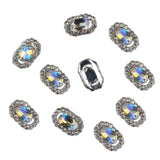 Max 10PCS Glitter Nail Art Rhinestones Tips Diamond Crystal Tips Decoration b