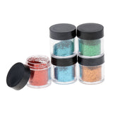 Max 5Colors Shimmer Eyeshadow Lip Gloss Dust Powder Glitter Loose Pigment 6-10#