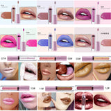 Max 6 Color Cosmetic Waterproof Glitter Shimmer Lip Gloss Liquid Lipstick Makeup 1-6#