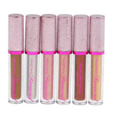 Max 6 Color Cosmetic Waterproof Glitter Shimmer Lip Gloss Liquid Lipstick Makeup 7-12#