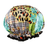 Max Waterproof Women Shower Caps Bathing Bath Hat Elastic Hair Cover Head Cap #4