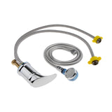 Max Aluminum Salon Faucet Basin Shampoo Shower Head Wash Hair Tap Mixing Valve 60cm