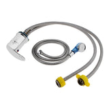 Max Aluminum Salon Faucet Basin Shampoo Shower Head Wash Hair Tap Mixing Valve 60cm