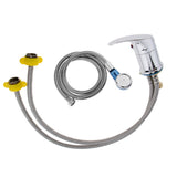 Max Aluminum Salon Faucet Basin Shampoo Shower Head Wash Hair Tap Mixing Valve 60cm