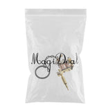 Max Alloy Tattoo Gun Keychain Mini Tattooing Machine Necklace Pendant Decoration Gold 1