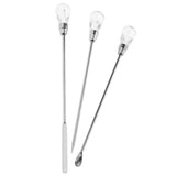 Max 3Pcs Nail Art Stirring Rod /Stirring Mixing Picker /Eyebrow Pigment Rod Transparent