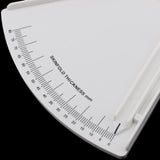 Max Body Fat Tester Caliper Slim Health Measure Skinfold Tester Caliper Analyzer White