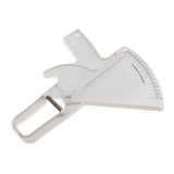 Max Body Fat Tester Caliper Slim Health Measure Skinfold Tester Caliper Analyzer White