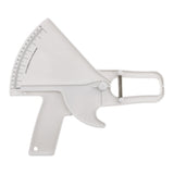 Max Body Fat Tester Caliper Slim Health Measure Skinfold Tester Caliper Analyzer White