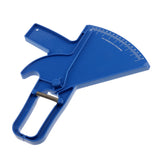 Max Body Fat Tester Caliper Slim Health Measure Skinfold Tester Caliper Analyzer Blue