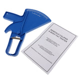 Max Body Fat Tester Caliper Slim Health Measure Skinfold Tester Caliper Analyzer Blue