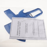 Max Body Fat Tester Caliper Slim Health Measure Skinfold Tester Caliper Analyzer Blue