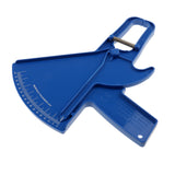 Max Body Fat Tester Caliper Slim Health Measure Skinfold Tester Caliper Analyzer Blue