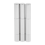 3pcs 5ml Empty Twist Pen Cosmetic Tubes Container Lip Gloss Refillable Vials Silver