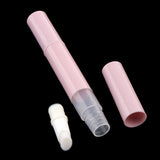 5pcs 3ml Empty Twist Pen Lip Gloss Nail Polish Eyelashes Tubes with Brush Pink