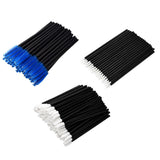 Max 150x Lip Eyeliner Eyelash Brushes Mascara Makeup Wands Disposable Applicator Blue