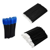 Max 150x Lip Eyeliner Eyelash Brushes Mascara Makeup Wands Disposable Applicator Blue