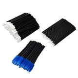Max 150x Lip Eyeliner Eyelash Brushes Mascara Makeup Wands Disposable Applicator Blue