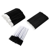 Max 150Pcs Disposable Eyelash Mascara Wands Lip Eyeliner Makeup Brush Kit Black