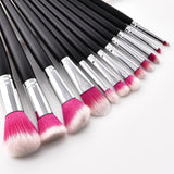 Max 12x Cosmetic Makeup Brushes Set Powder Foundation Eyeshadow Lip Liner Tool B