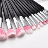 Max 12x Cosmetic Makeup Brushes Set Powder Foundation Eyeshadow Lip Liner Tool E