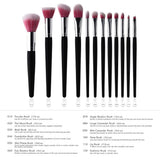 Max 12x Cosmetic Makeup Brushes Set Powder Foundation Eyeshadow Lip Liner Tool E