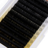 Max Natural Black Individual False Eyelash Eye Lash Extension Makeup 0.07C Curl 10mm
