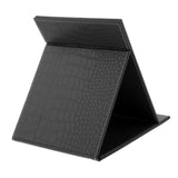 Max PU Leather Makeup Mirror Folding Portable Foldable Cosmetic Mirror Travel Black