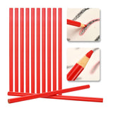 Max 12 Eyebrow Tattoo Pencils Manual Brow Liners Marking Positioning Waterproof Red