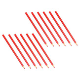 Max 12 Eyebrow Tattoo Pencils Manual Brow Liners Marking Positioning Waterproof Red