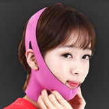 Max Face Slimmer Mask Up Lift Belt Cheek V Face Line Shaper Strap Band Orange