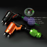 Max Aluminium Alloy Rotary Tattoo Machine Motor Liner Shader Supplies Adjustable Orange