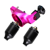 Max Alloy Rotary Tattoo Machine Double Motor Liner Shader Supplies Detachable Rose Red